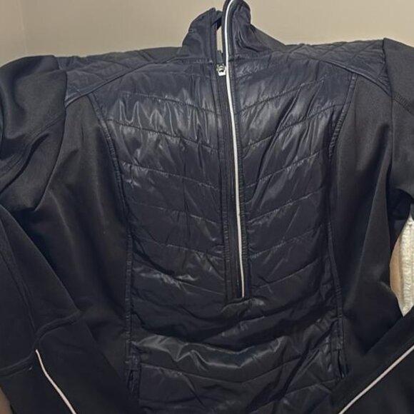 Champion Quilted Puffer Duo Dry Venture Warm Half Zip Pullover Size Large - Picture 10 of 11